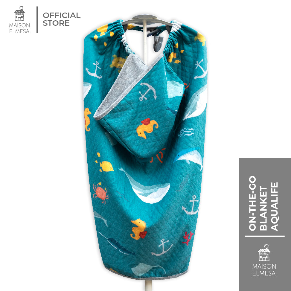 Maison Elmesa On The Go Blanket Pattern Series - Aqualife