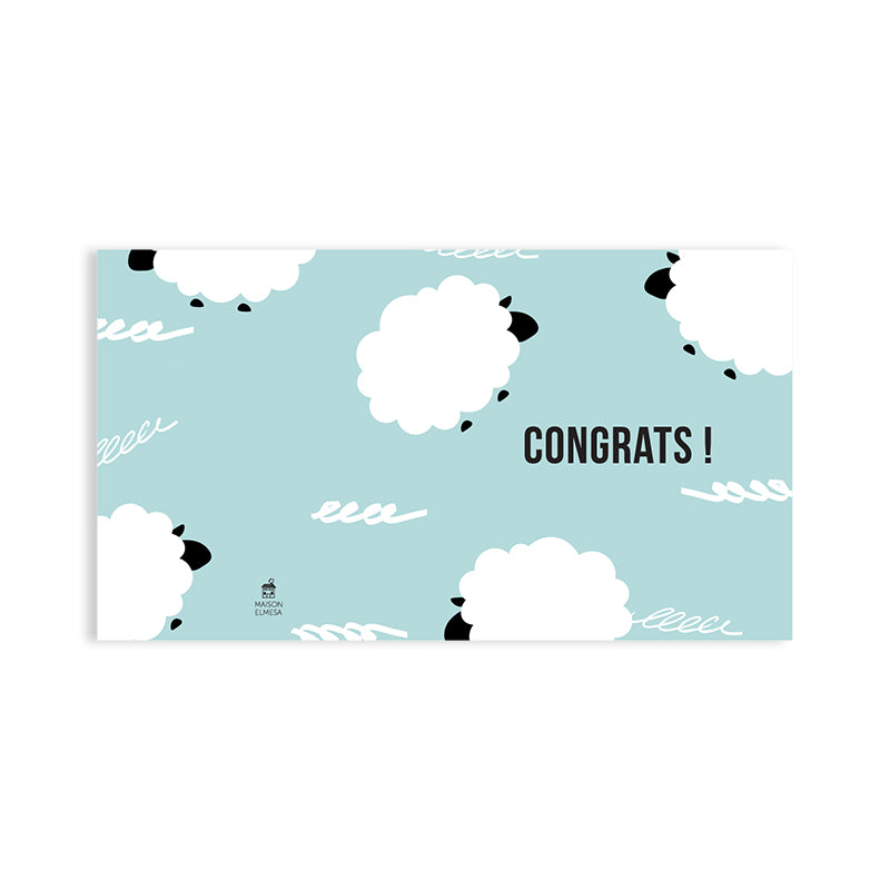 Maison Elmesa Greeting Card - Sheep