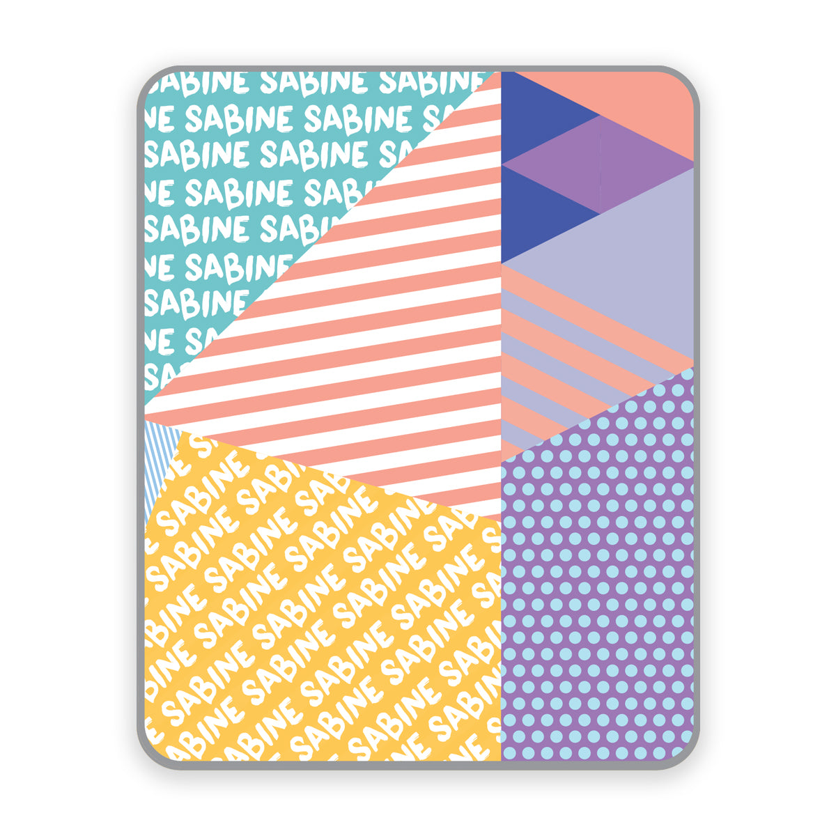 Maison Elmesa Baby Blanket - Geometric Series