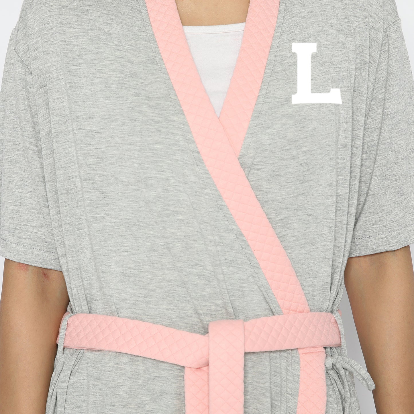 Maison Elmesa Nursing Robe Short - Misty Pink