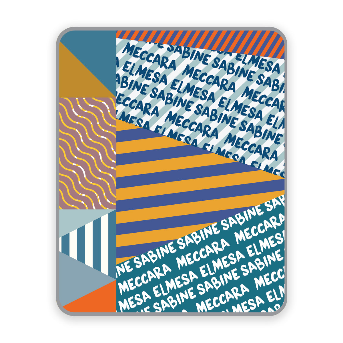 Maison Elmesa Baby Blanket - Geometric Series