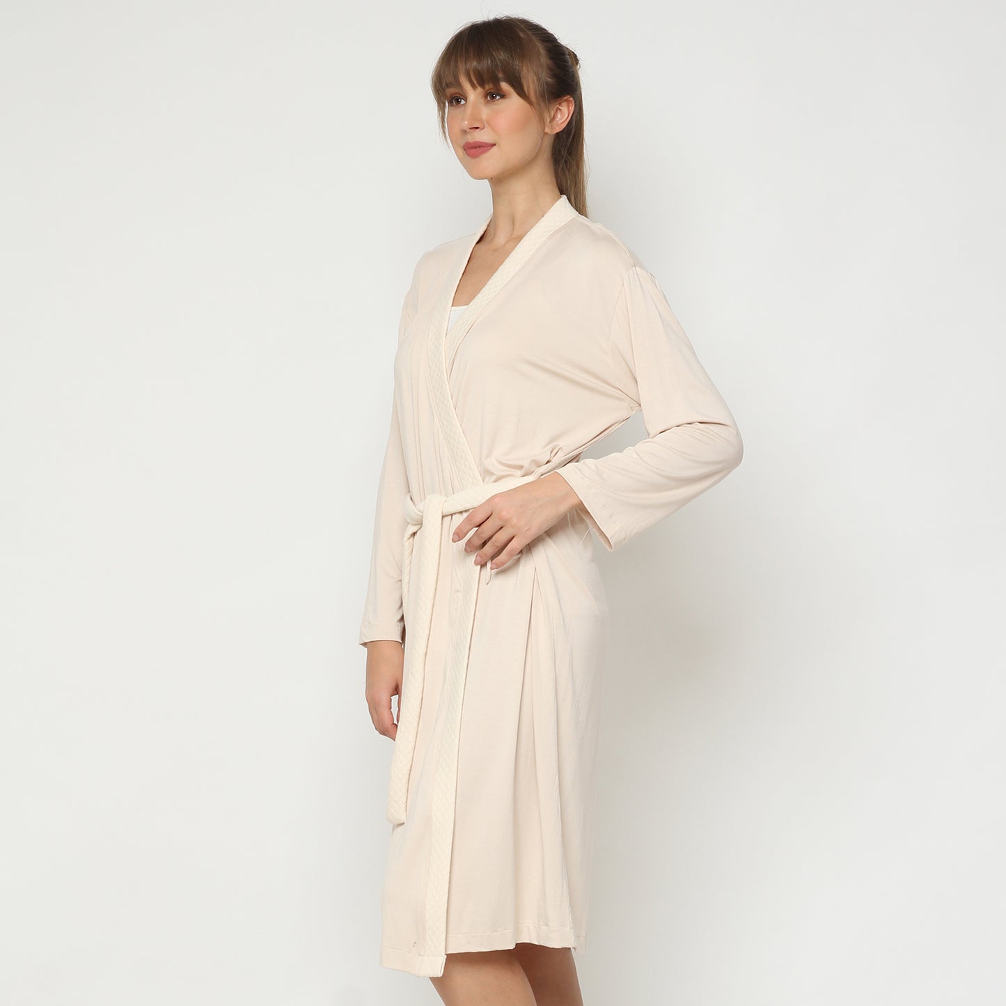 Maison Elmesa Nursing Robe - Beige