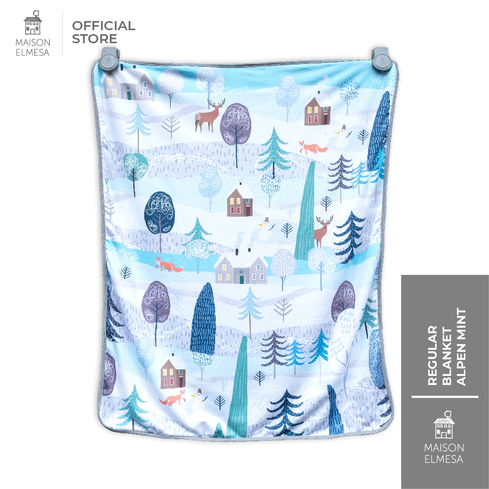 Maison Elmesa Baby Blanket - Alpen Mint