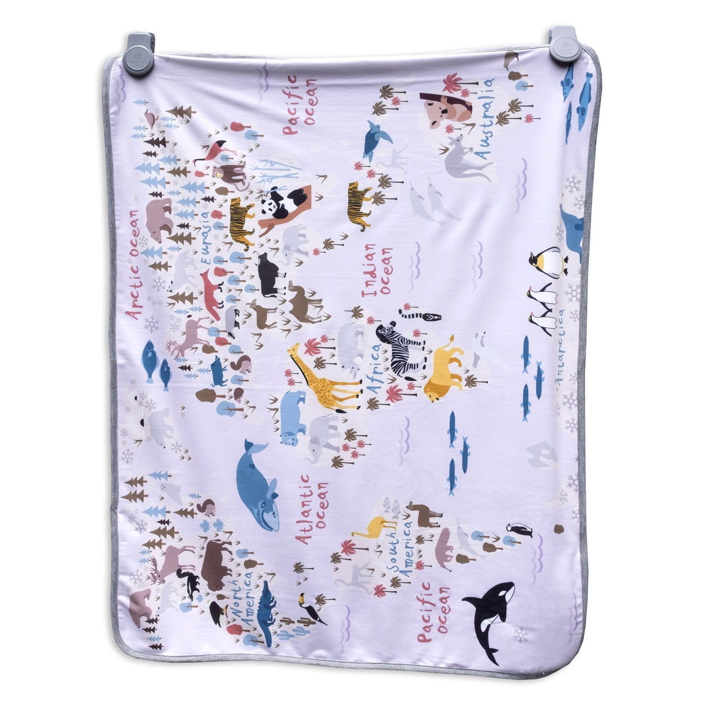 Maison Elmesa Baby Blanket - Animaps Pale Orchid