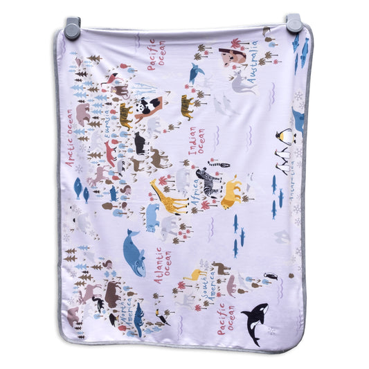 Maison Elmesa Baby Blanket - Animaps Pale Orchid