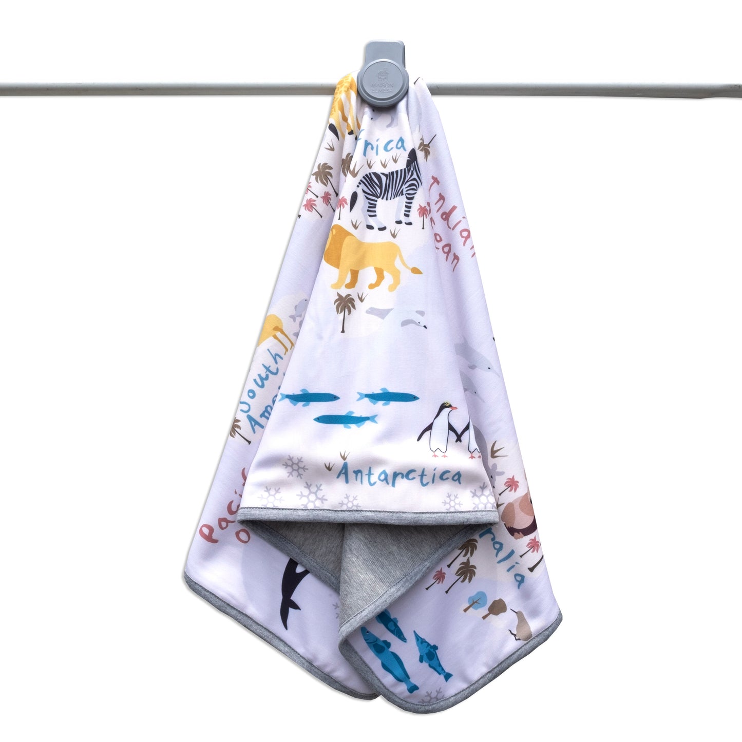 Maison Elmesa Baby Blanket - Animaps Pale Orchid