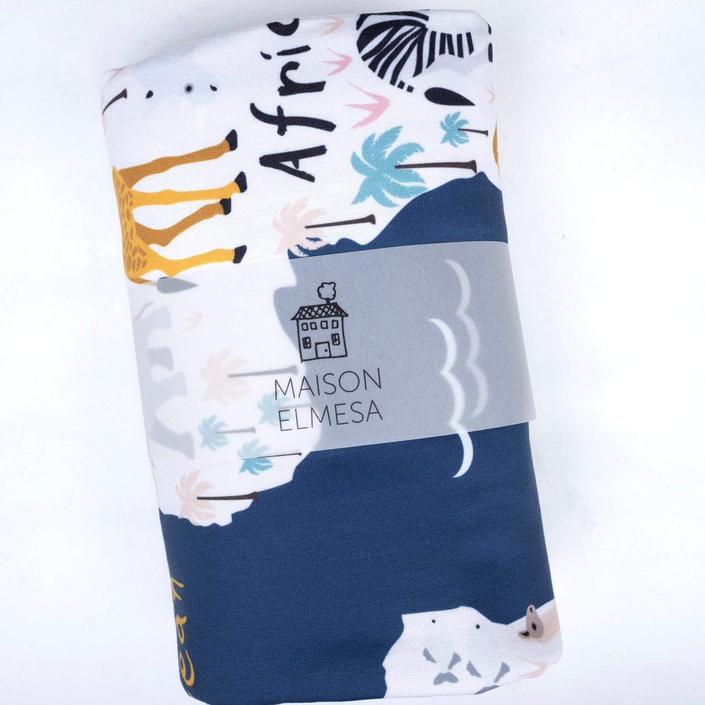 Maison Elmesa Baby Blanket - Animaps Navy