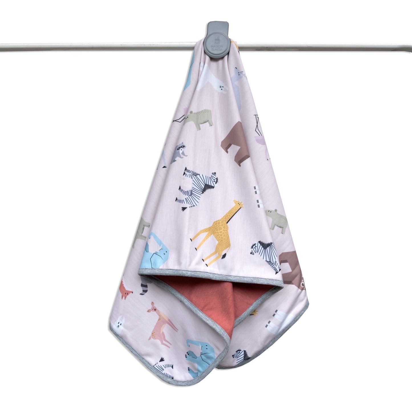 Maison Elmesa Baby Blanket - Animoto Pink