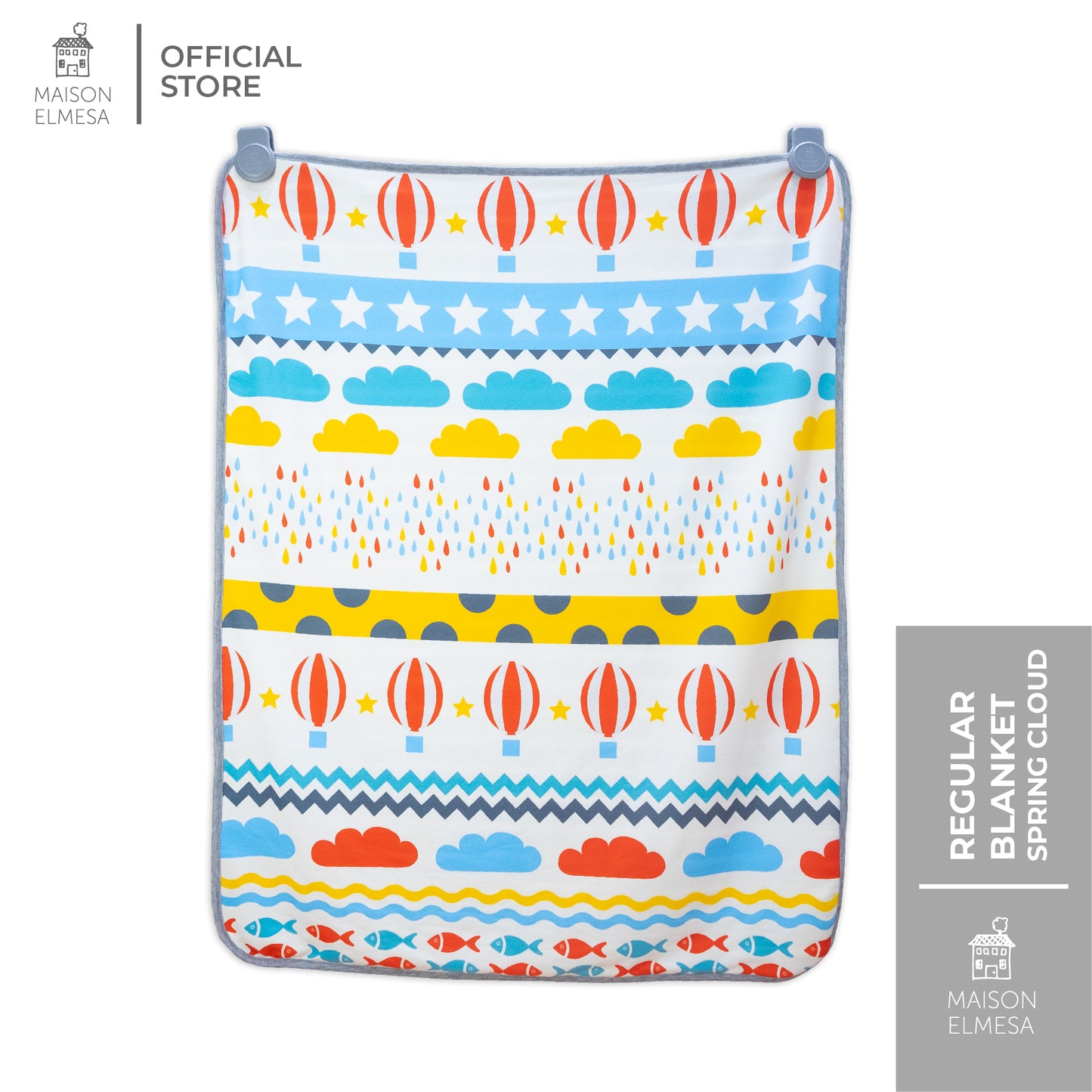 Maison Elmesa Baby Blanket - Spring Cloud