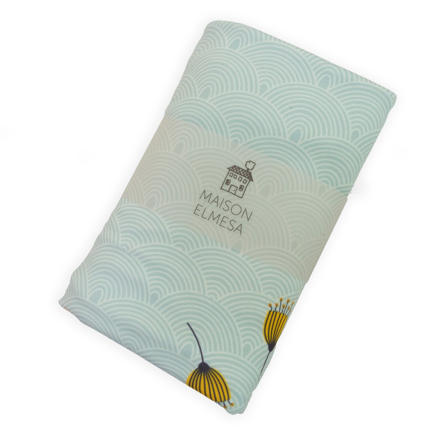 Maison Elmesa Baby Blanket - Fiore Blue Circle