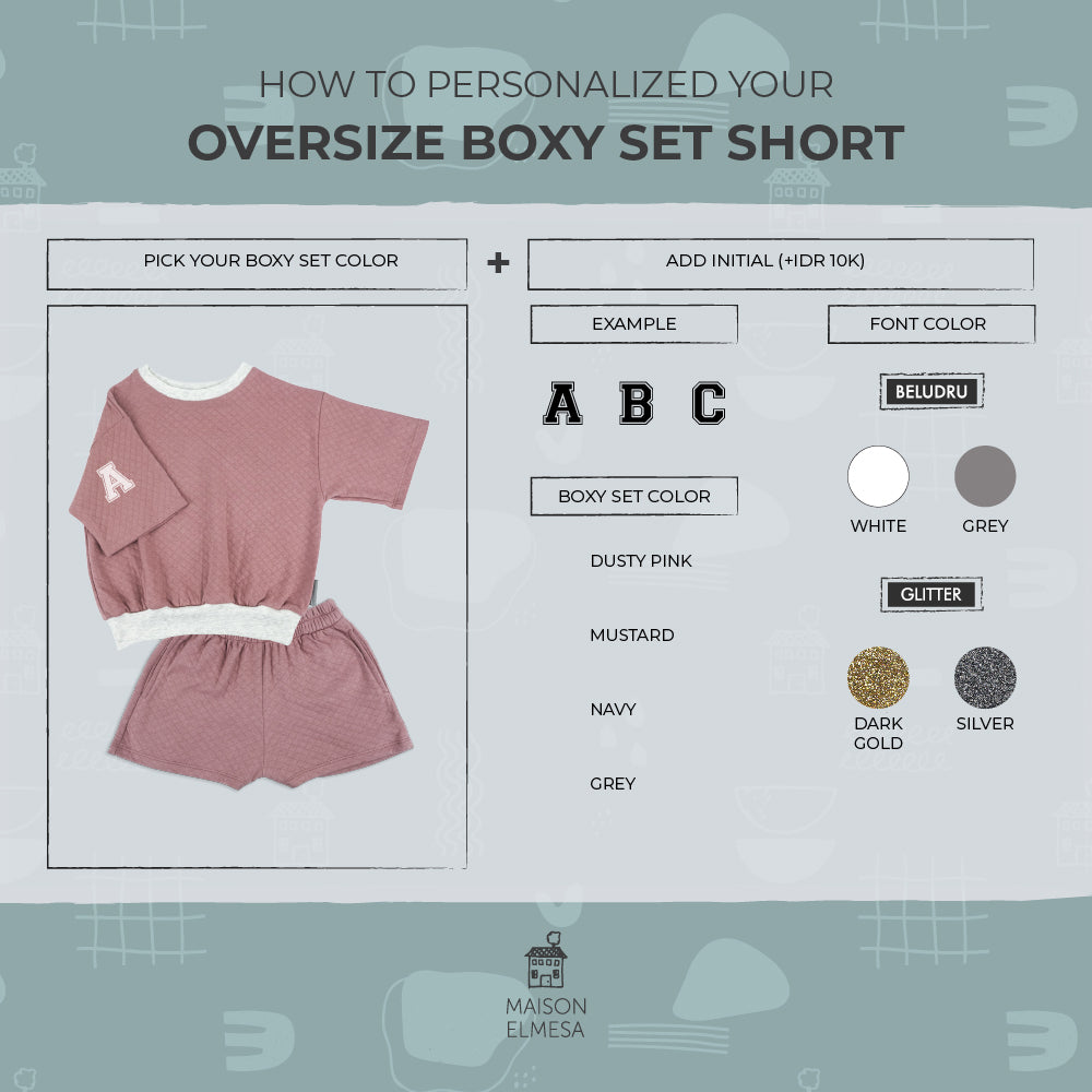Maison Elmesa - Oversize Boxy Set Short