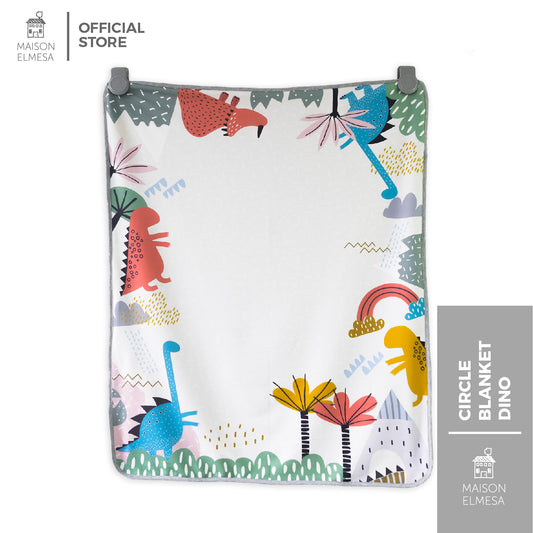 Maison Elmesa Baby Blanket - Dino Circle