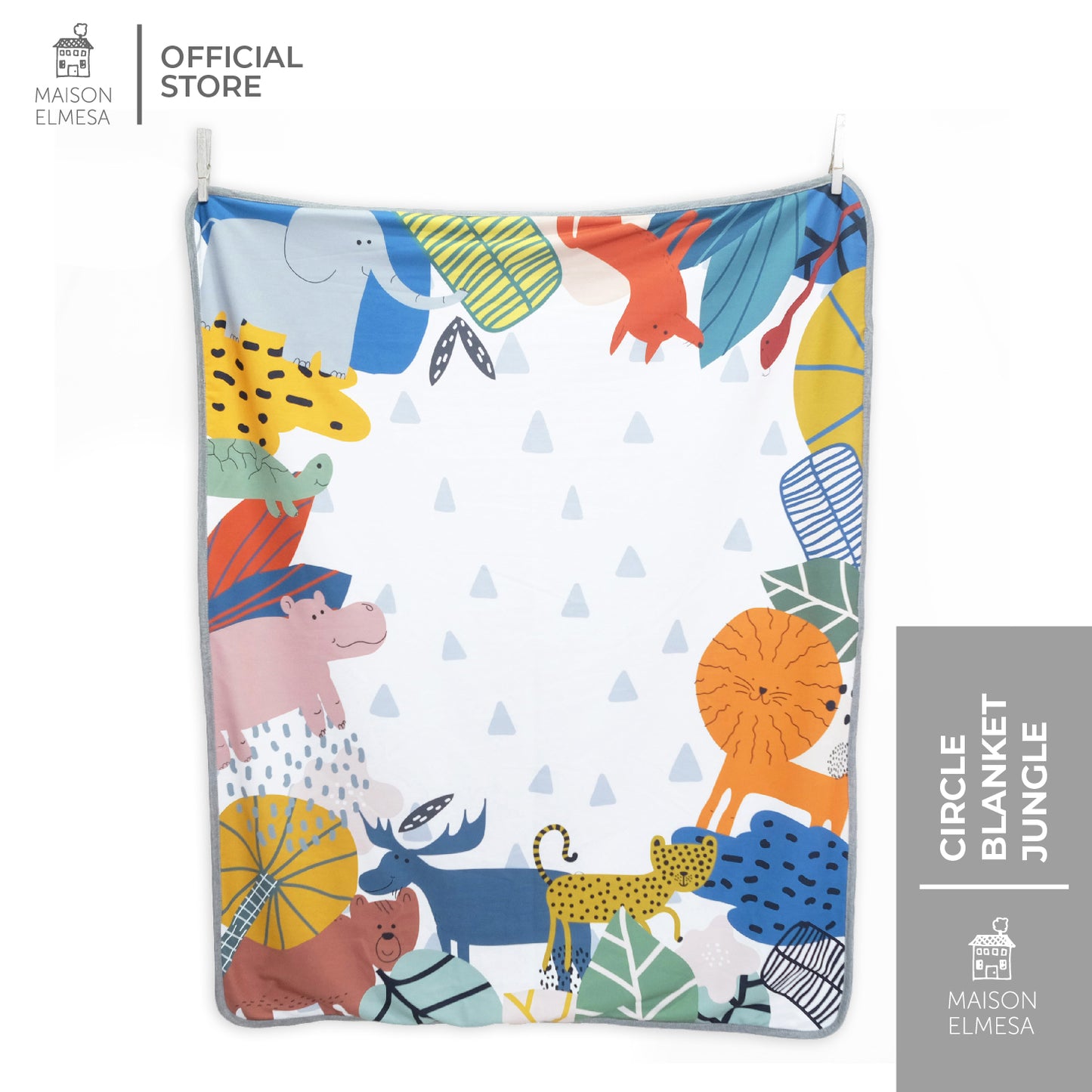 Maison Elmesa Baby Blanket - Jungle Circle