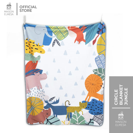 Maison Elmesa Baby Blanket - Jungle Circle