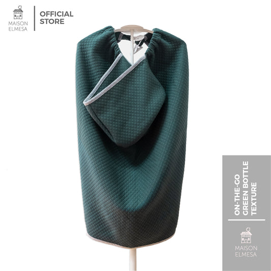 Maison Elmesa On The Go Blanket - Green Bottle Texture