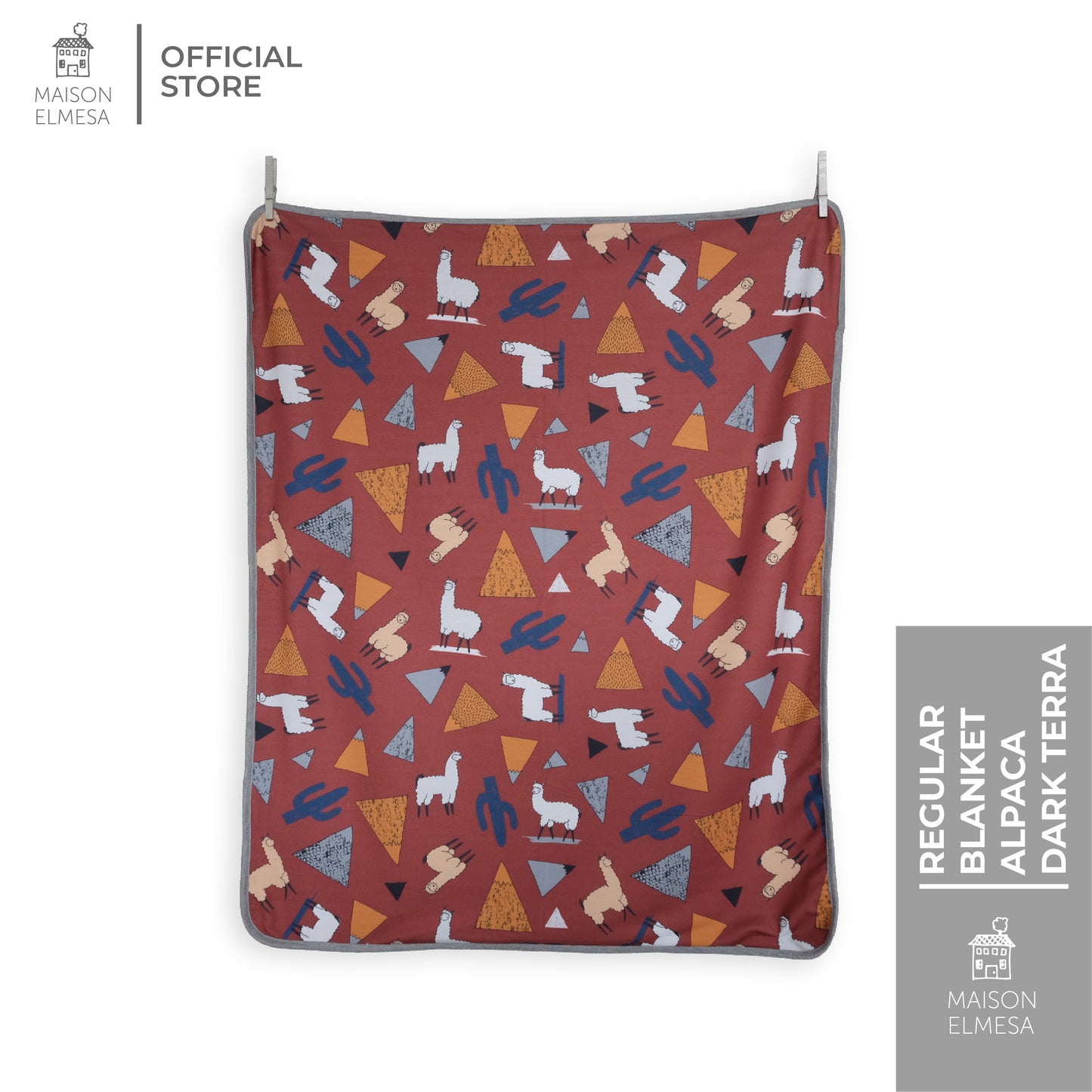 Maison Elmesa Baby Blanket - Alpaca Dark Terra