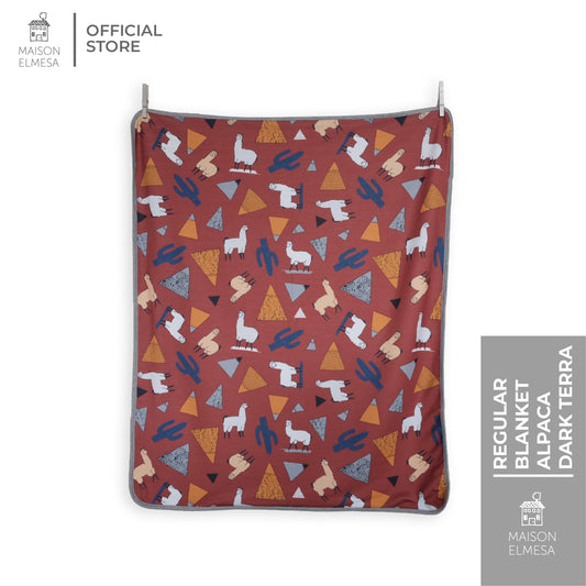 Maison Elmesa Baby Blanket - Alpaca Dark Terra