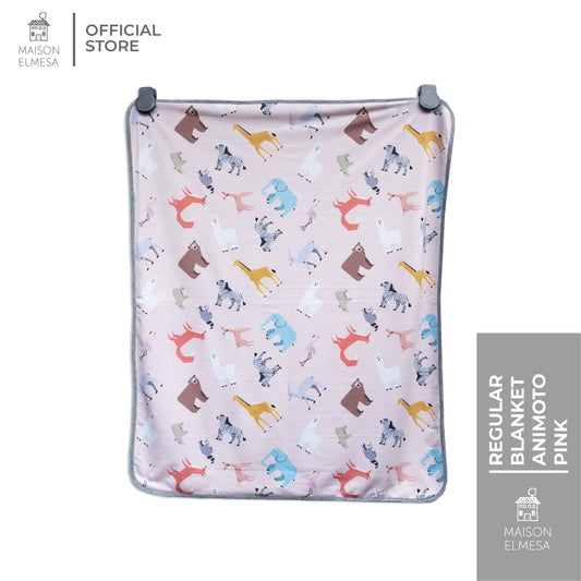 Maison Elmesa Baby Blanket - Animoto Pink
