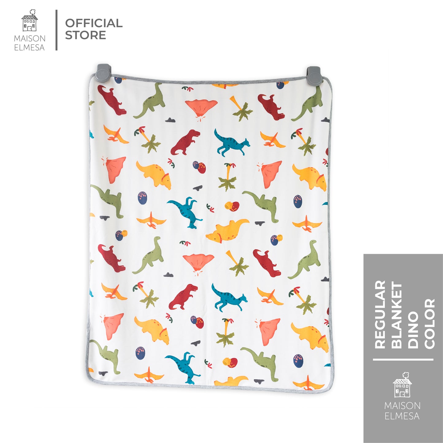 Maison Elmesa Baby Blanket - Dino Color