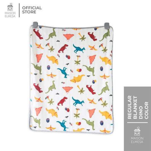 Maison Elmesa Baby Blanket - Dino Color