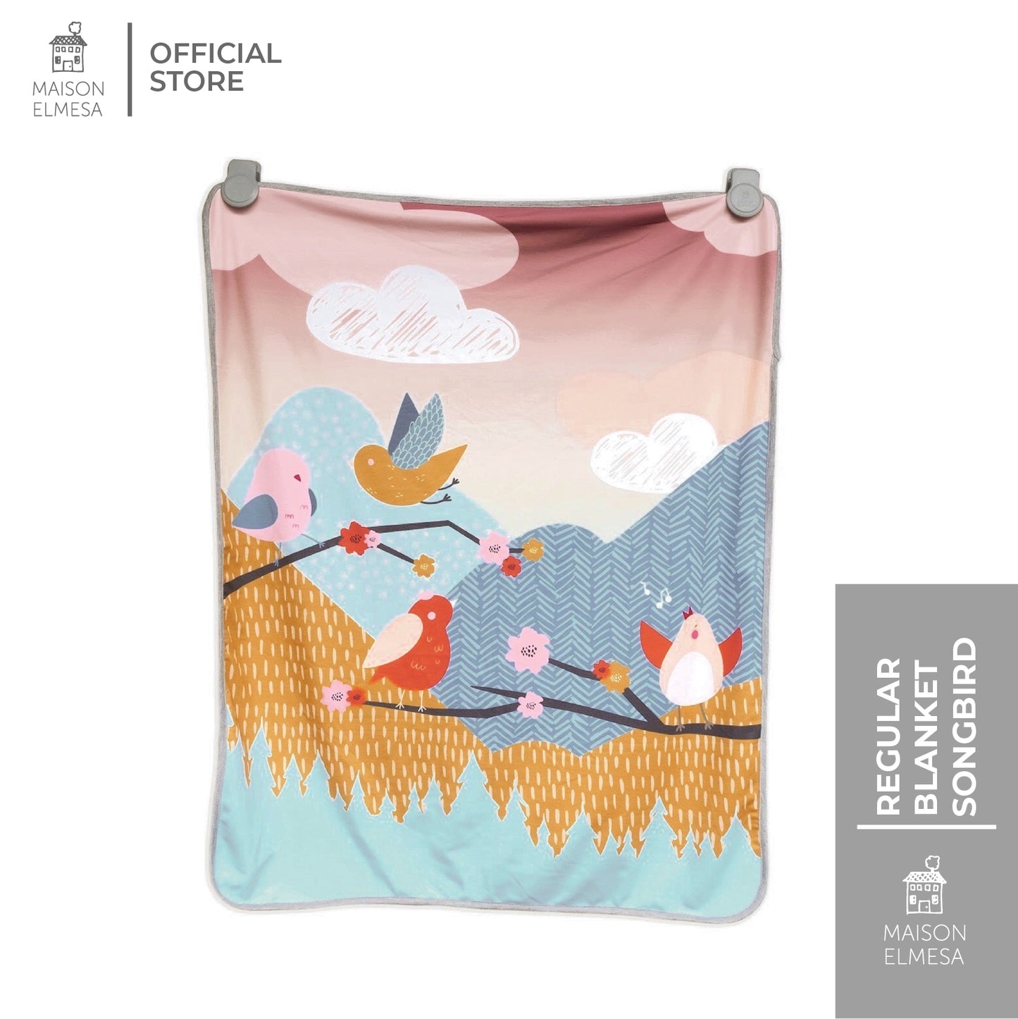 Maison Elmesa Baby Blanket - Songbird