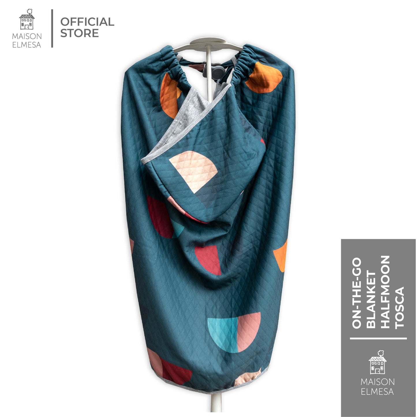 Maison Elmesa On The Go Blanket Pattern Series - Halfmoon Tosca