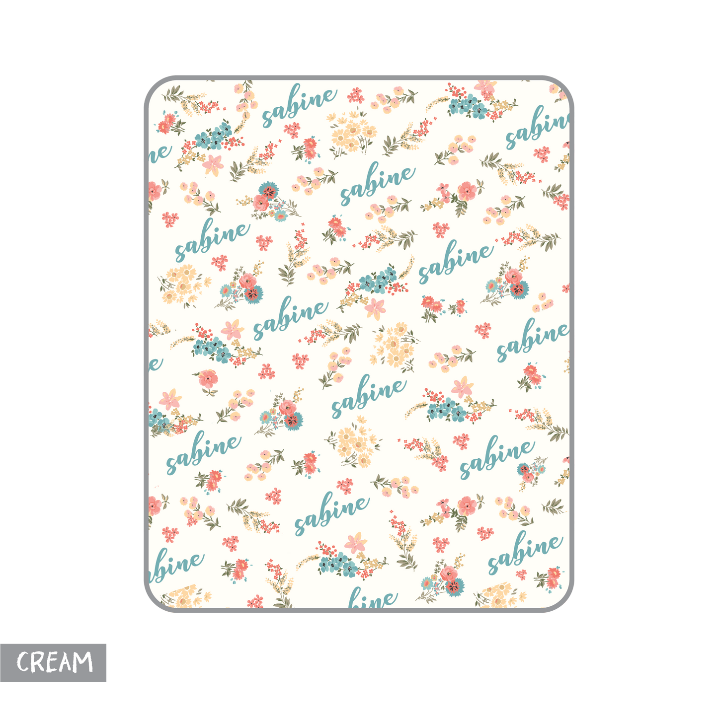 Maison Elmesa Baby Blanket - Floral Series