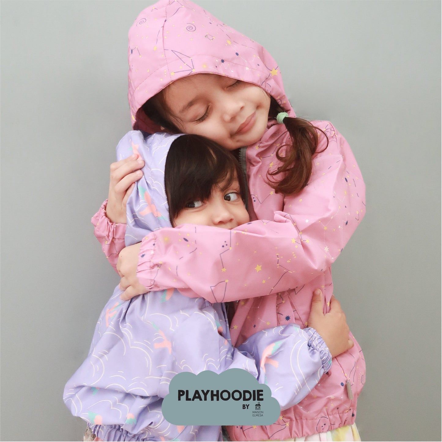 Maison Elmesa Playhoodie - Geo Navy