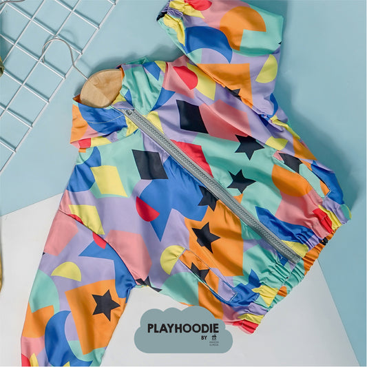 Maison Elmesa Playhoodie - Geo Purple