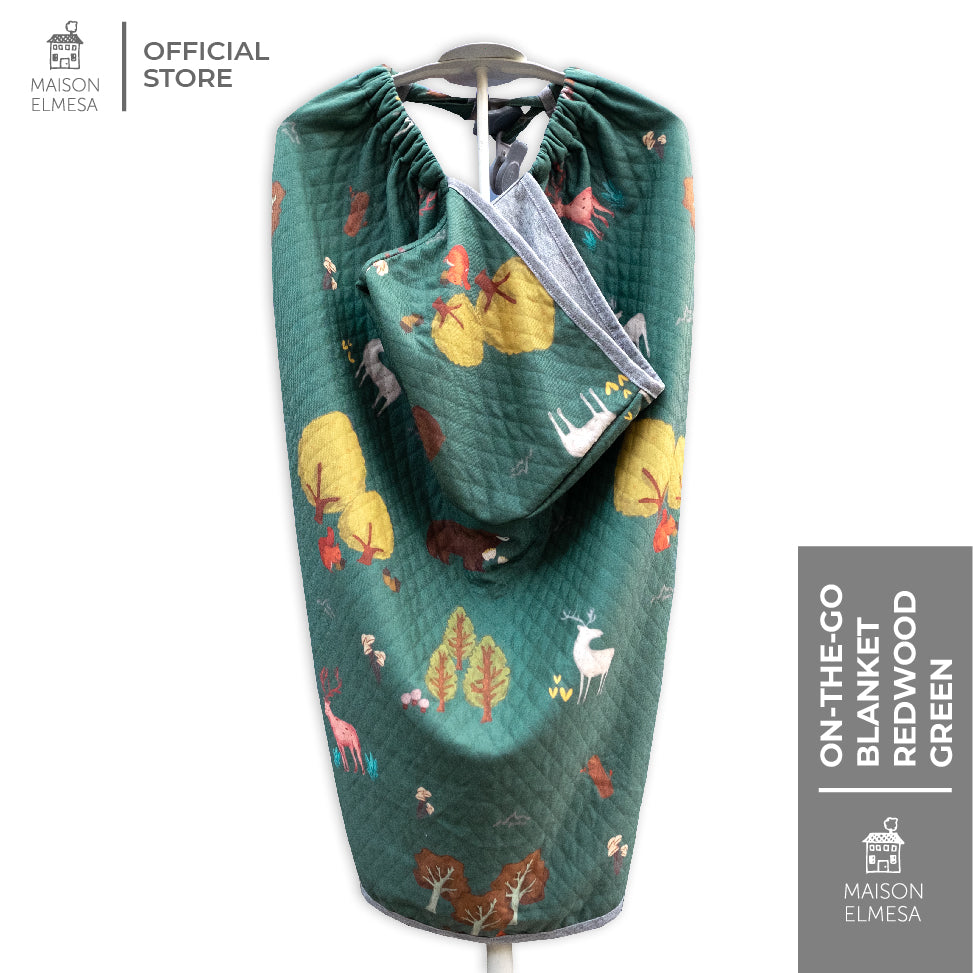 Maison Elmesa On The Go Blanket Pattern Series - Redwood Green