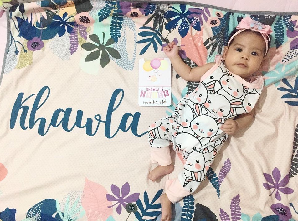 Maison Elmesa Baby Blanket - Gardenia Series