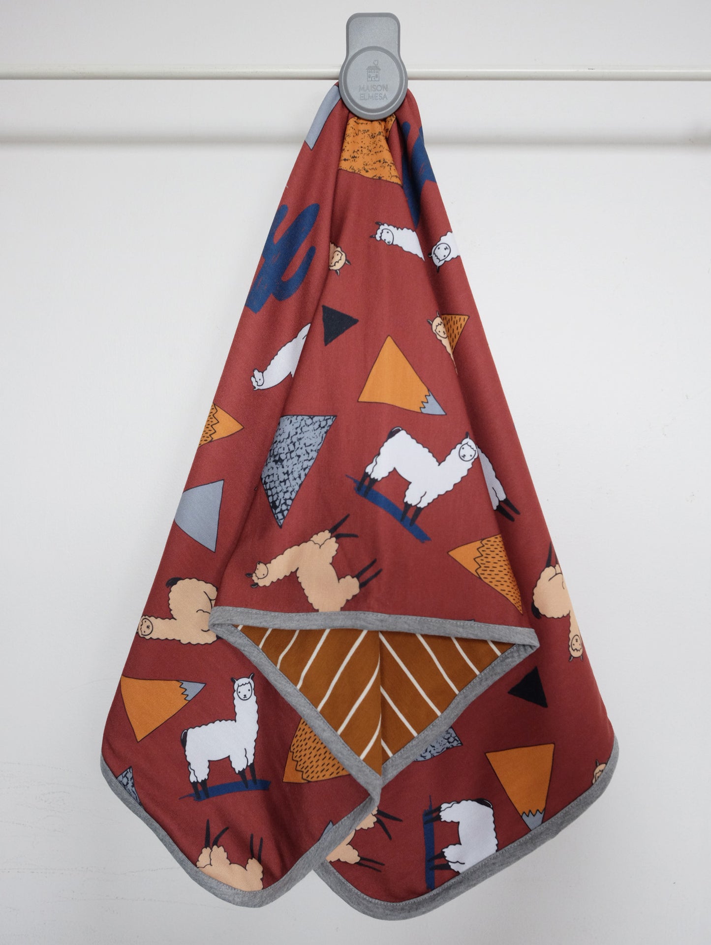 Maison Elmesa Baby Blanket - Alpaca Dark Terra