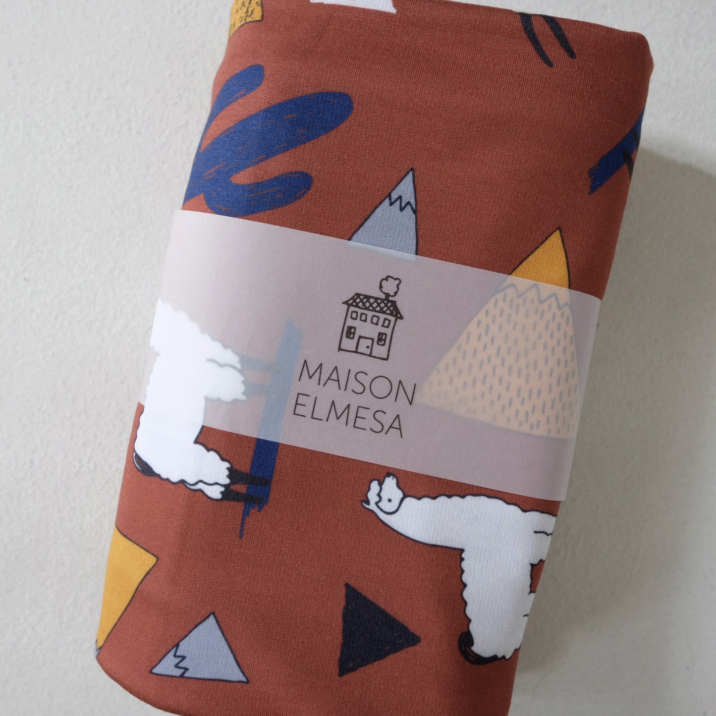 Maison Elmesa Baby Blanket - Alpaca Dark Terra