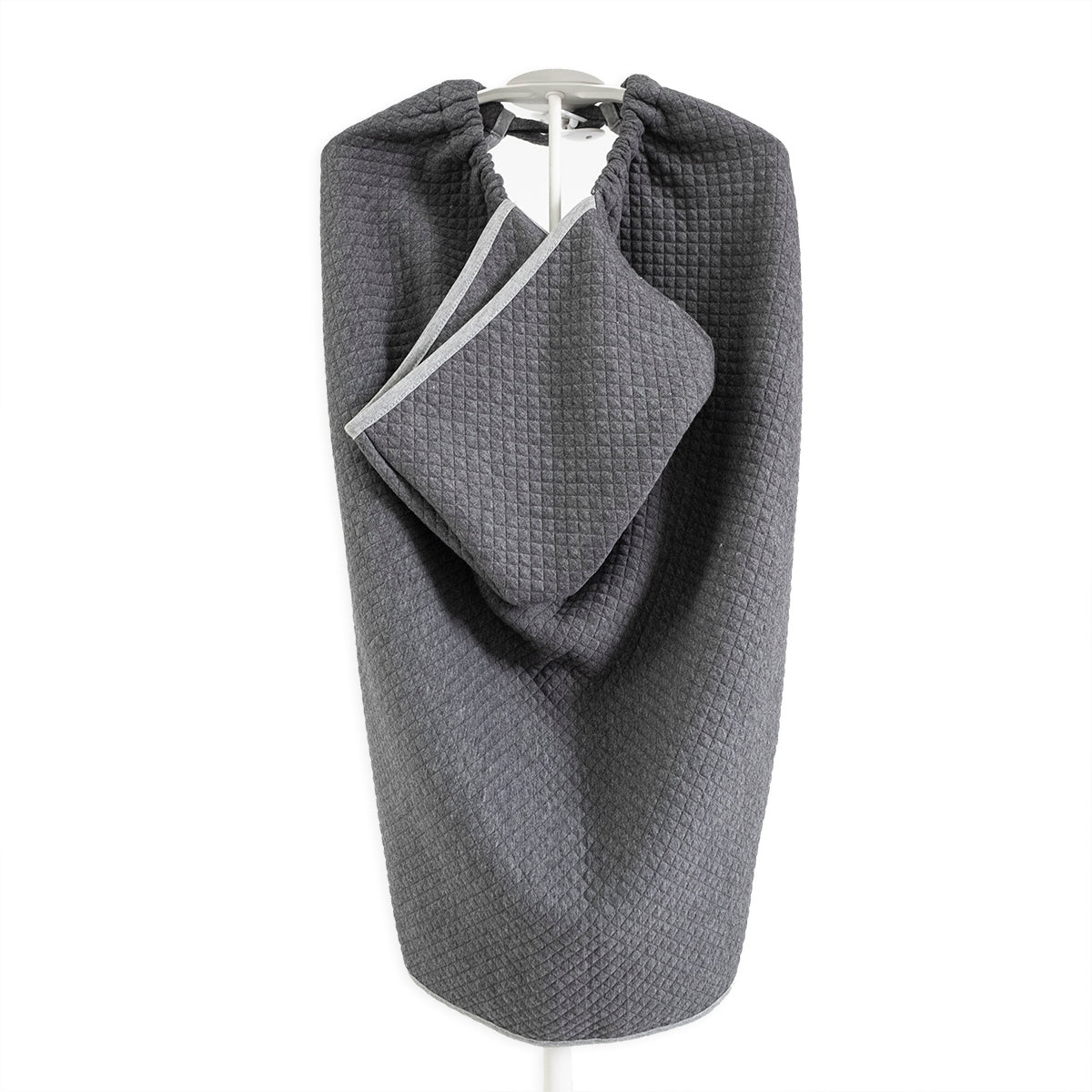 Maison Elmesa Baby Blanket On The Go - Dark Grey Texture