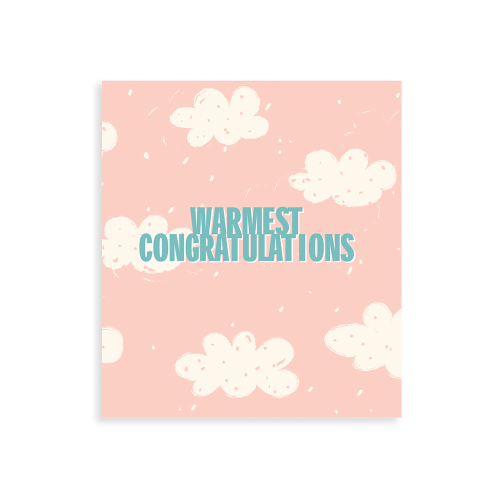 Maison Elmesa Greeting Card - Pink Cloudy