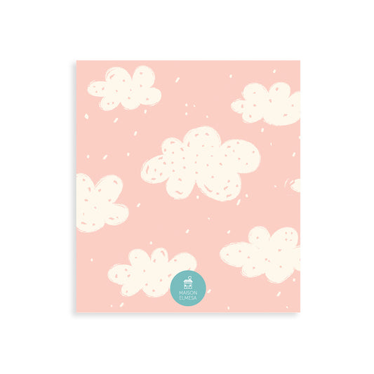 Maison Elmesa Greeting Card - Pink Cloudy