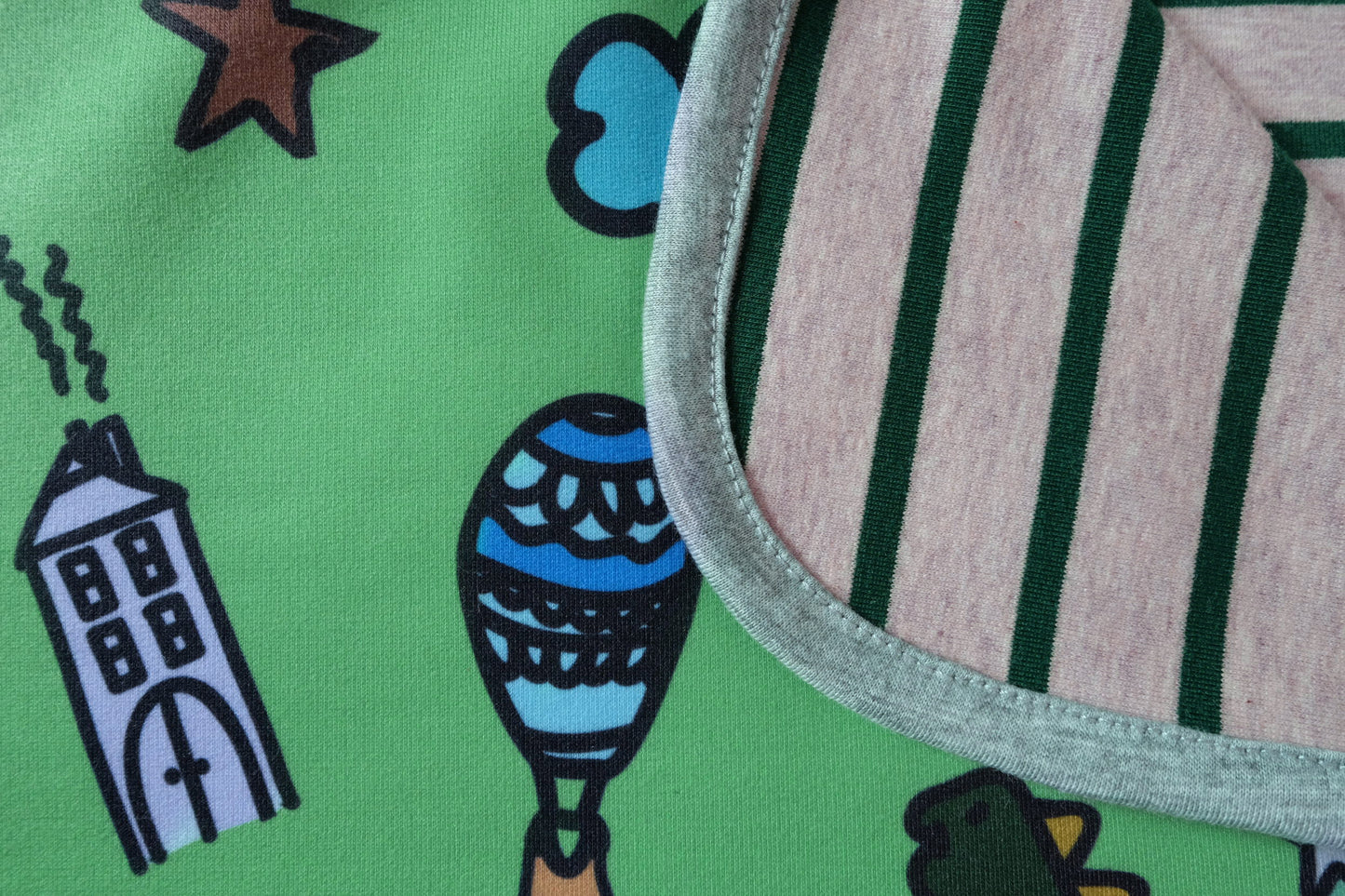 Maison Elmesa Baby Blanket - Nuyorkzilla Green