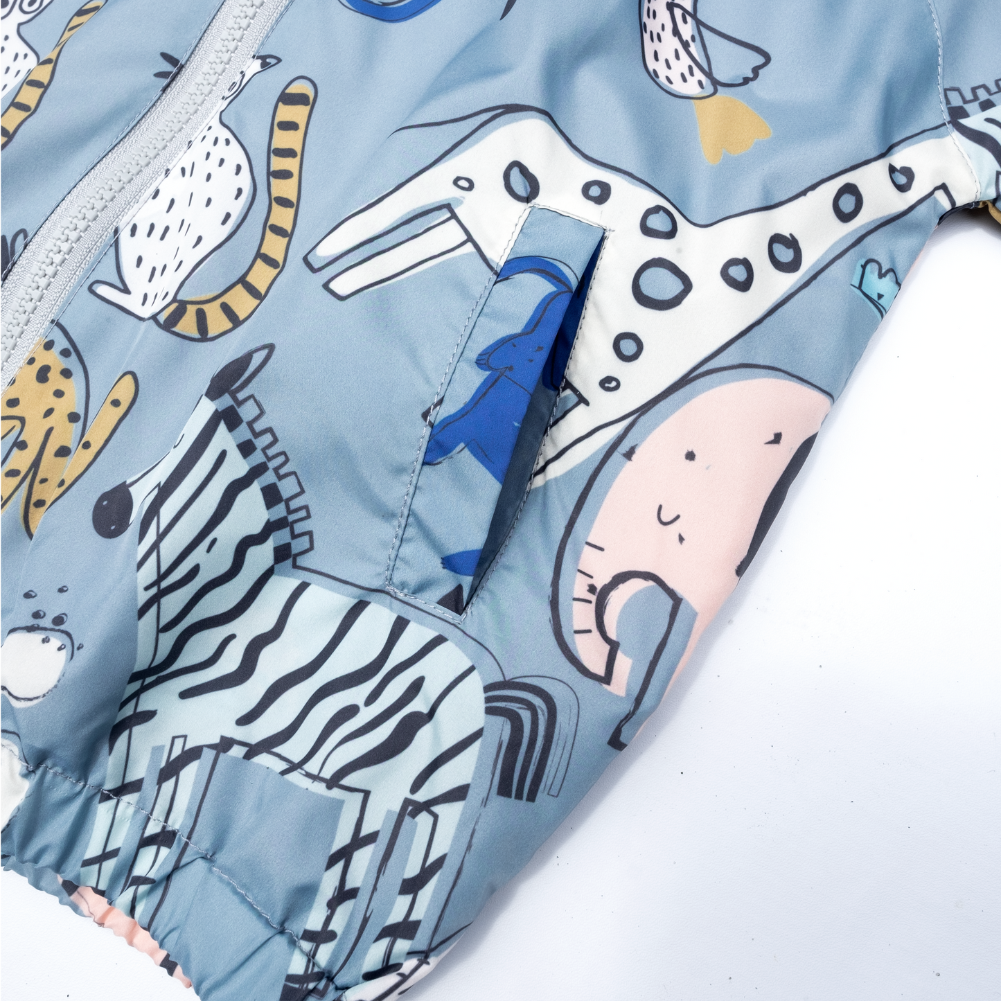 Maison Elmesa Jacket Water Repellent - Safari Blue