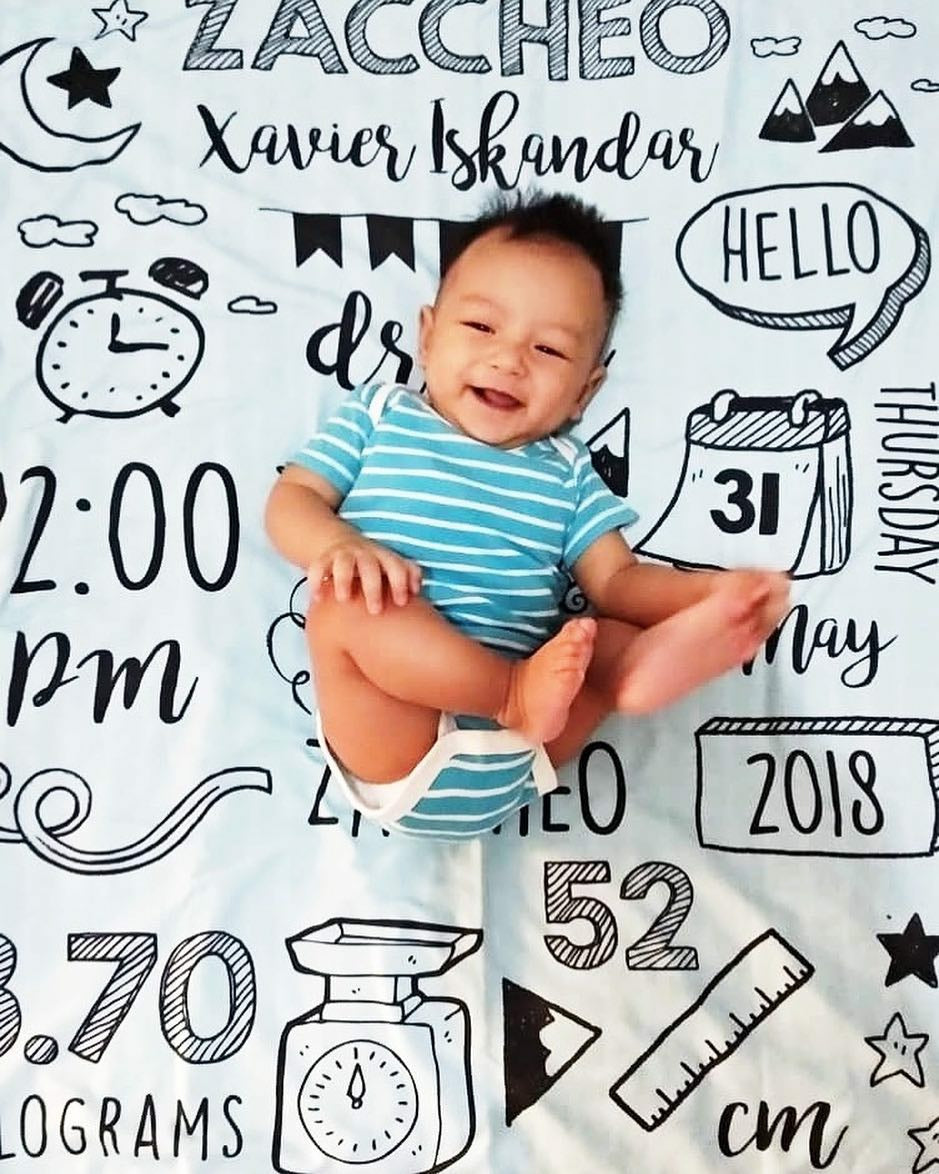 Maison Elmesa Baby Blanket - Hello World Series
