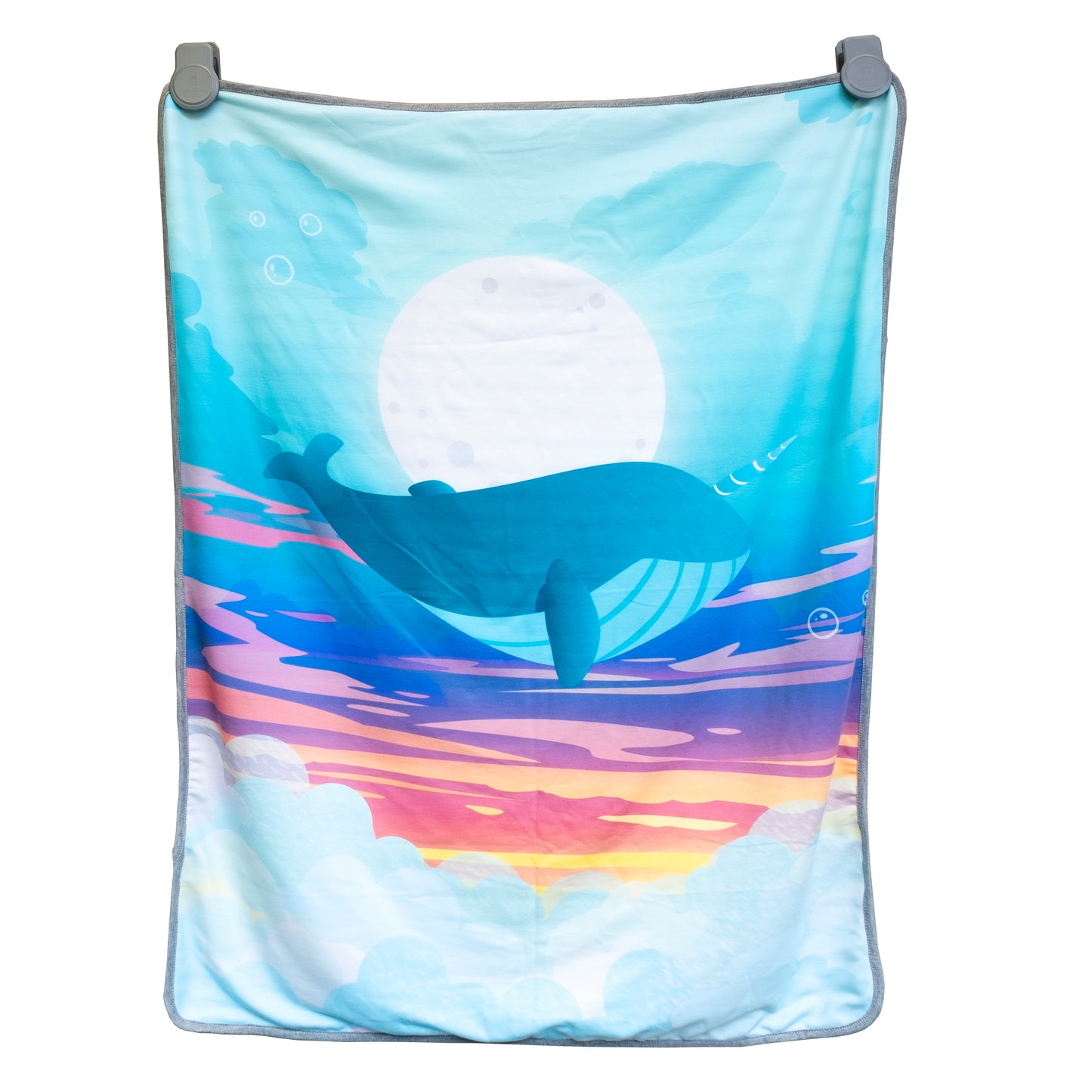 Maison Elmesa Baby Blanket - Moon Whale