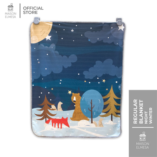 Maison Elmesa Baby Blanket - Night Winter