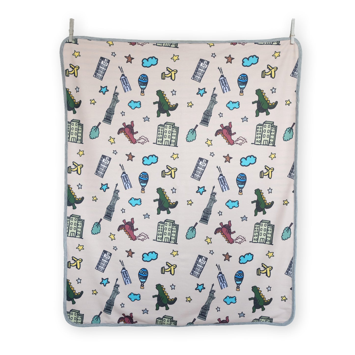 Maison Elmesa Baby Blanket - Nuyorkzilla Latte