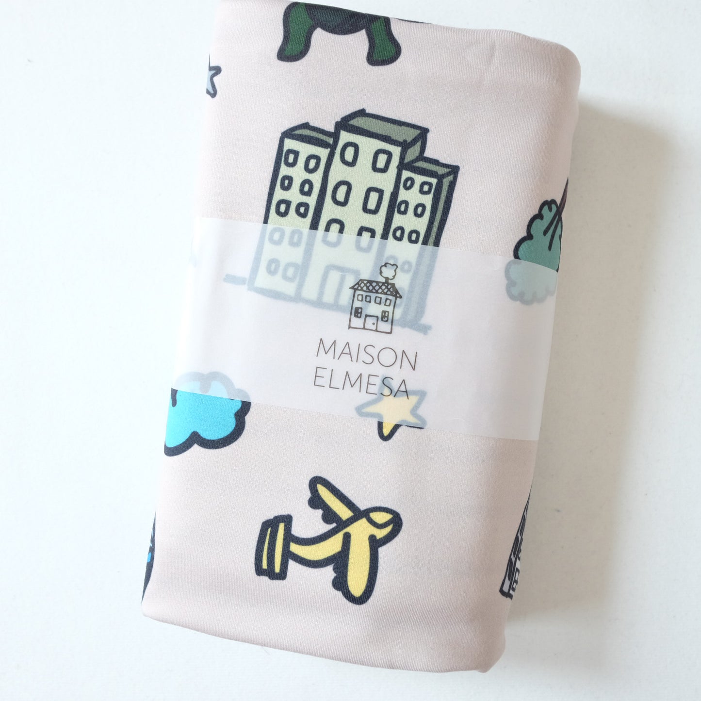 Maison Elmesa Baby Blanket - Nuyorkzilla Latte