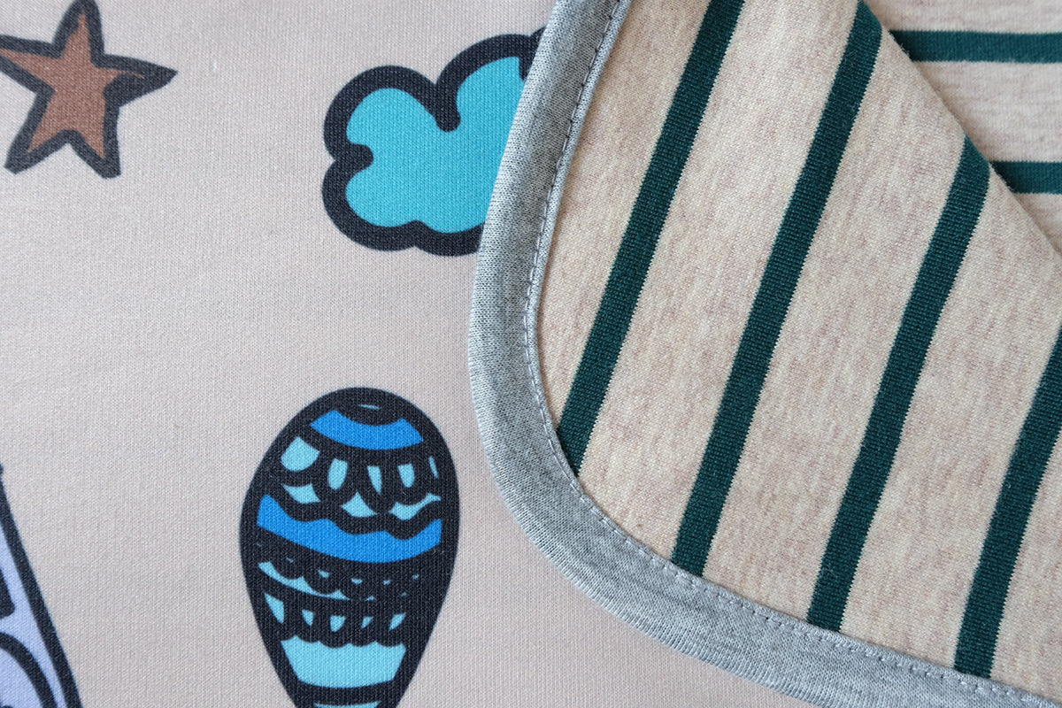 Maison Elmesa Baby Blanket - Nuyorkzilla Latte