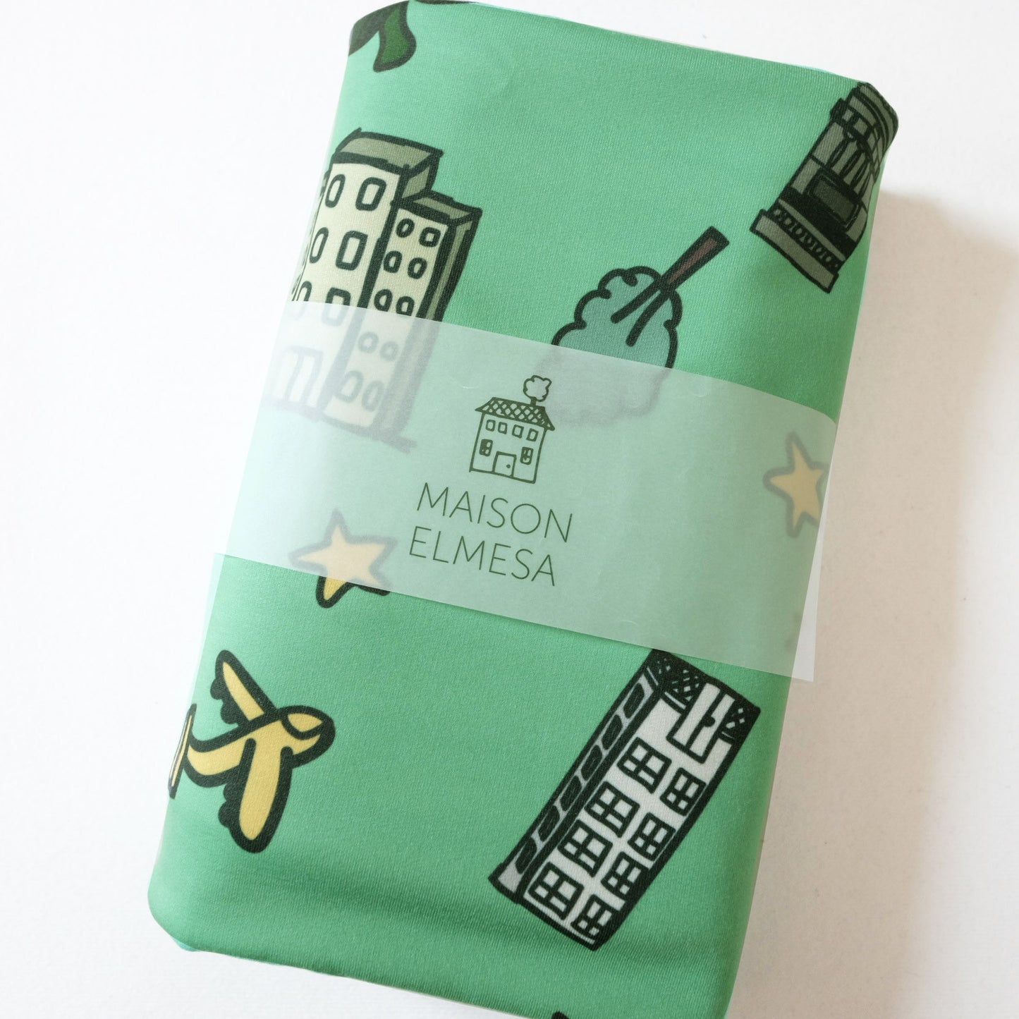 Maison Elmesa Baby Blanket - Nuyorkzilla Green