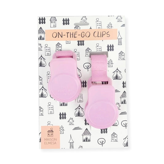 Maison Elmesa On The Go Clips Pink - Pink Strap