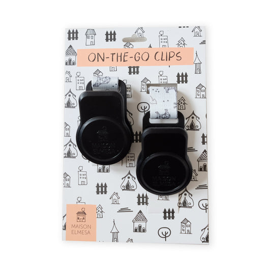 Maison Elmesa On The Go Clips Black - Polar Bear Strap