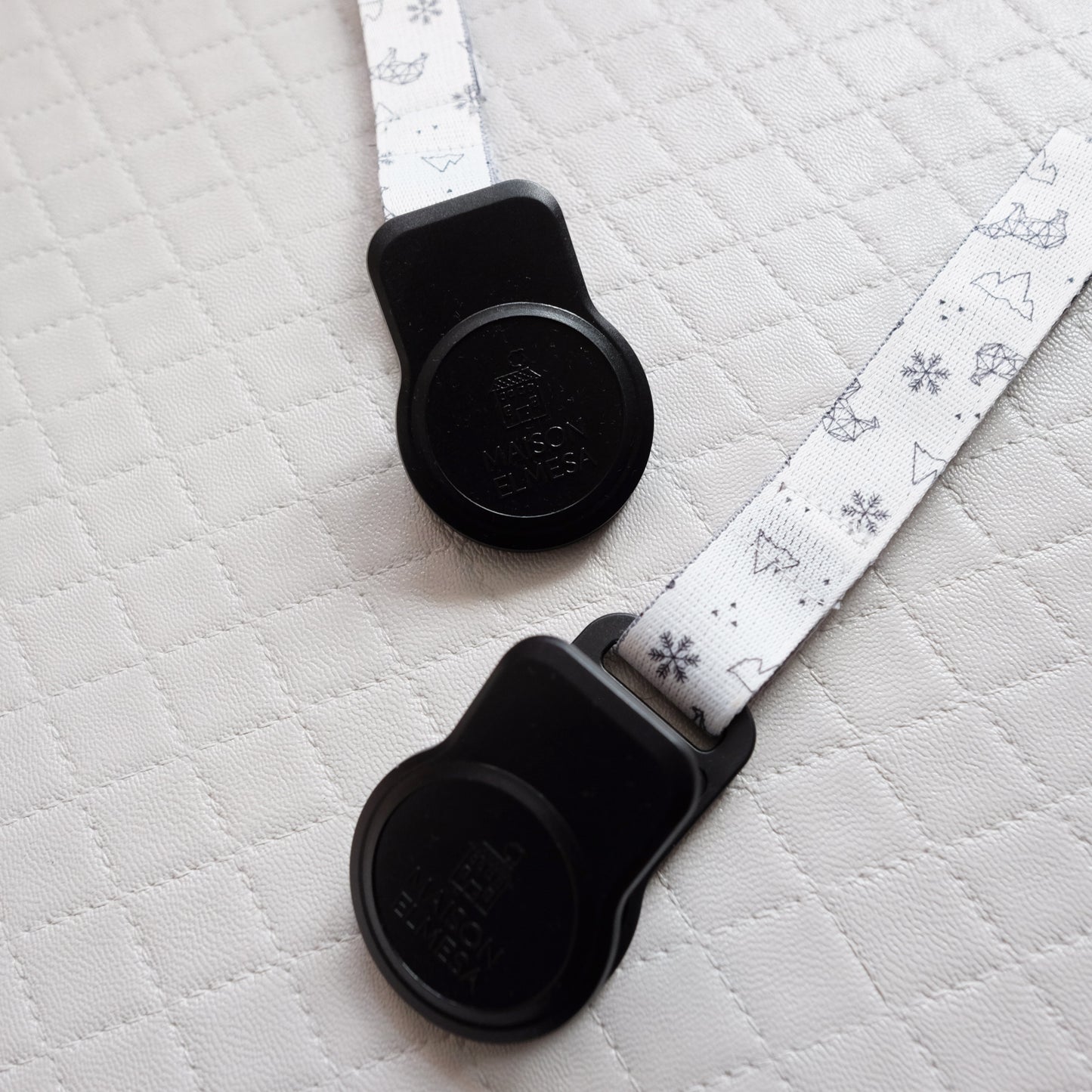 Maison Elmesa On The Go Clips Black - Polar Bear Strap