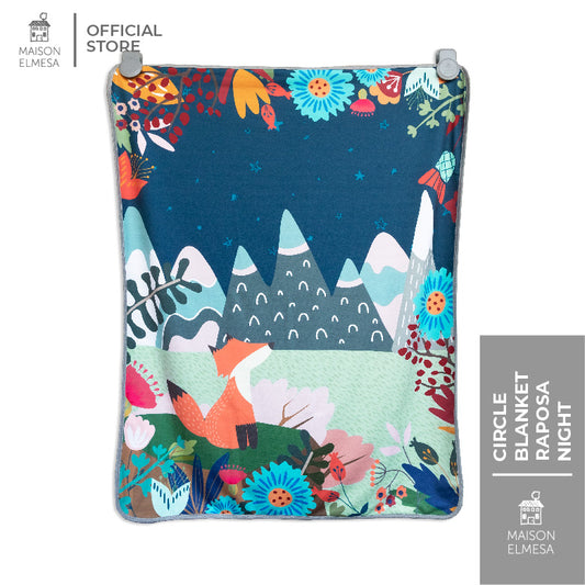 Maison Elmesa Baby Blanket - Raposa Night Circle