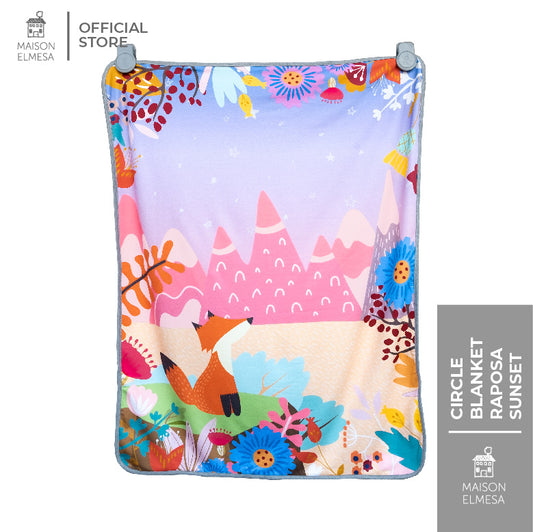 Maison Elmesa Baby Blanket - Raposa Sunset Circle